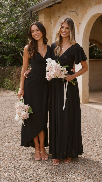 Charlize Maxi Dress - Black