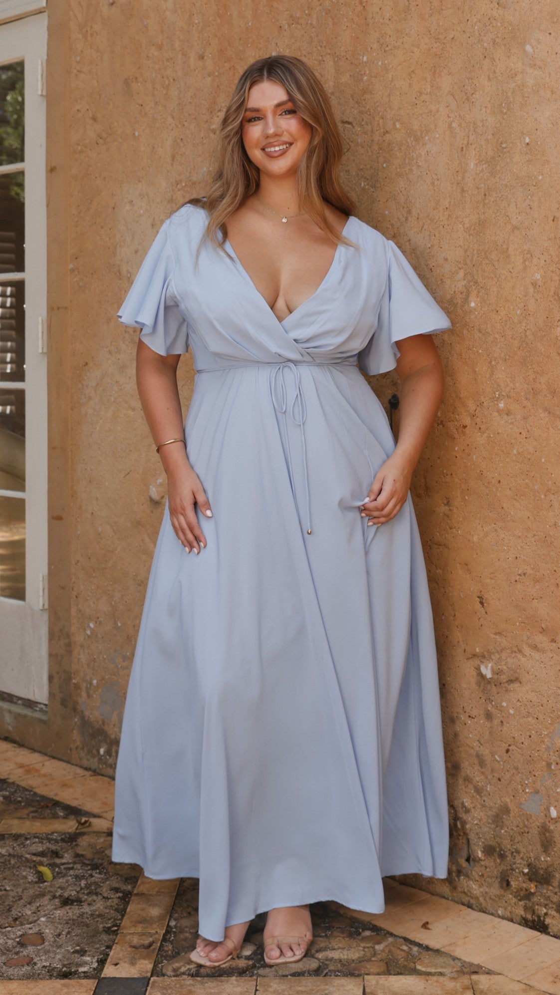 Charlize Maxi Dress - Blue