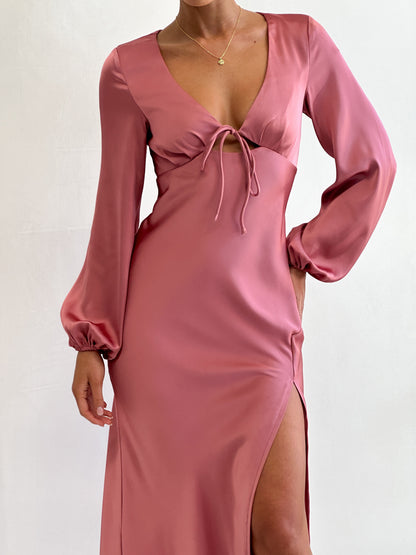 Brigitte Maxi Dress - Baked Rose