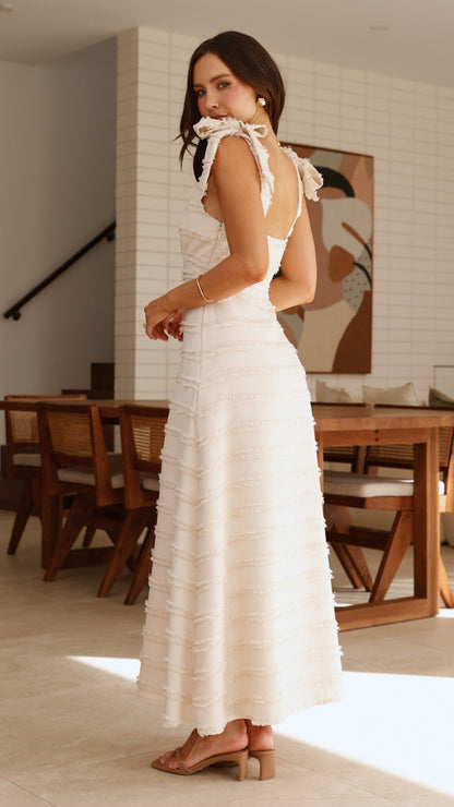 Dela Maxi Dress - Cream
