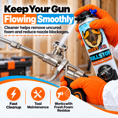 BEEST FullStop™ Spray Foam Insulation Kit – High R-Value, Air Sealing & Sound Control for Walls, Attics & Garages