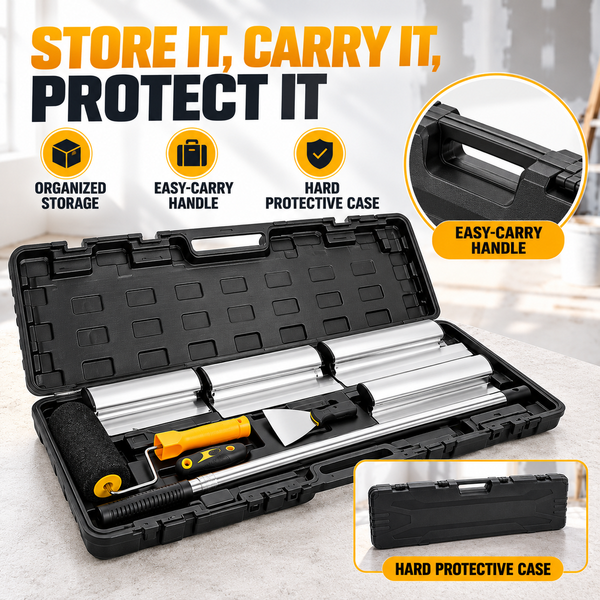 Drywall Skimming Blade-Multi-Functional Professional Putty Knife Set