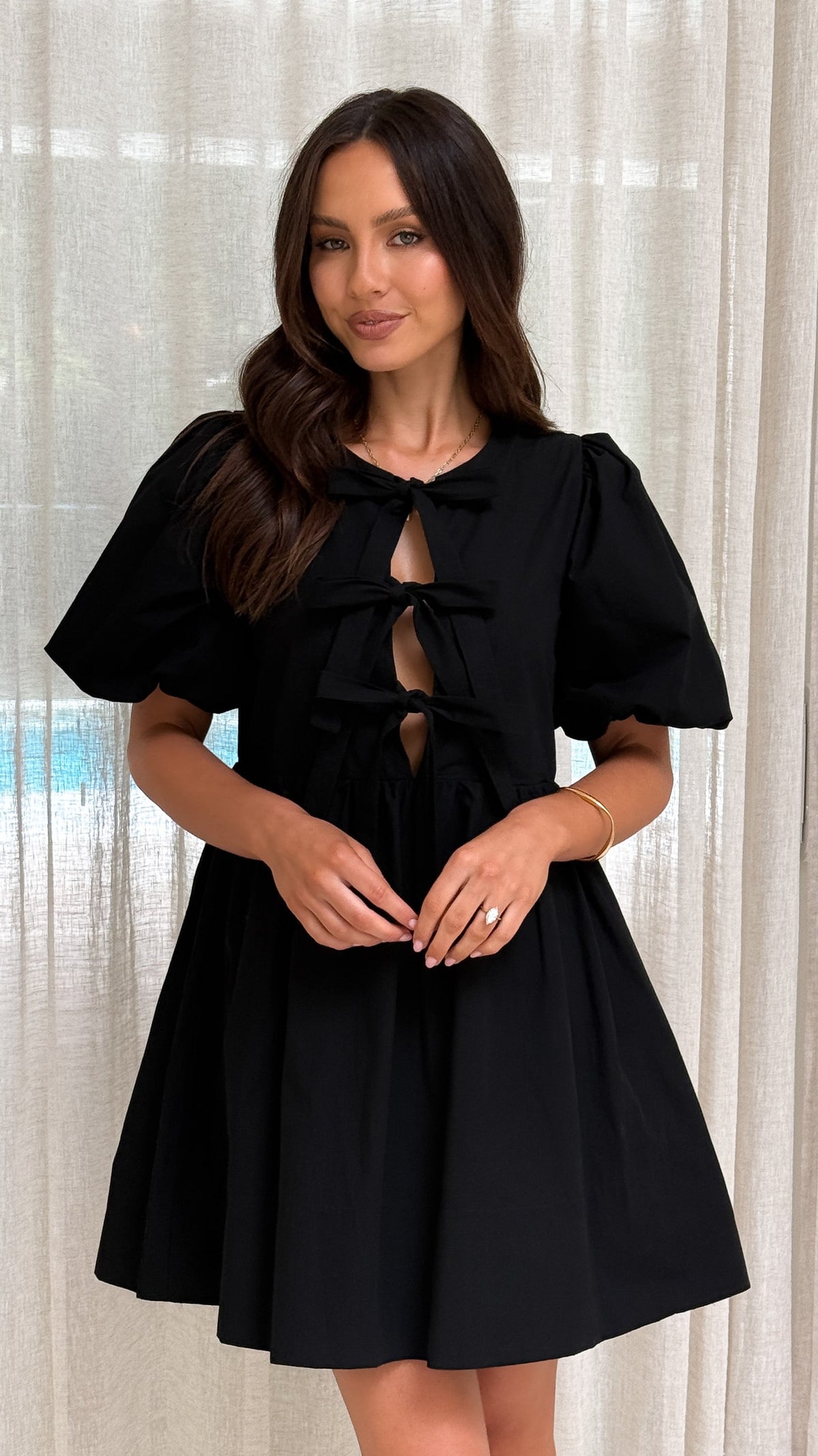 Arana Mini Dress - Black