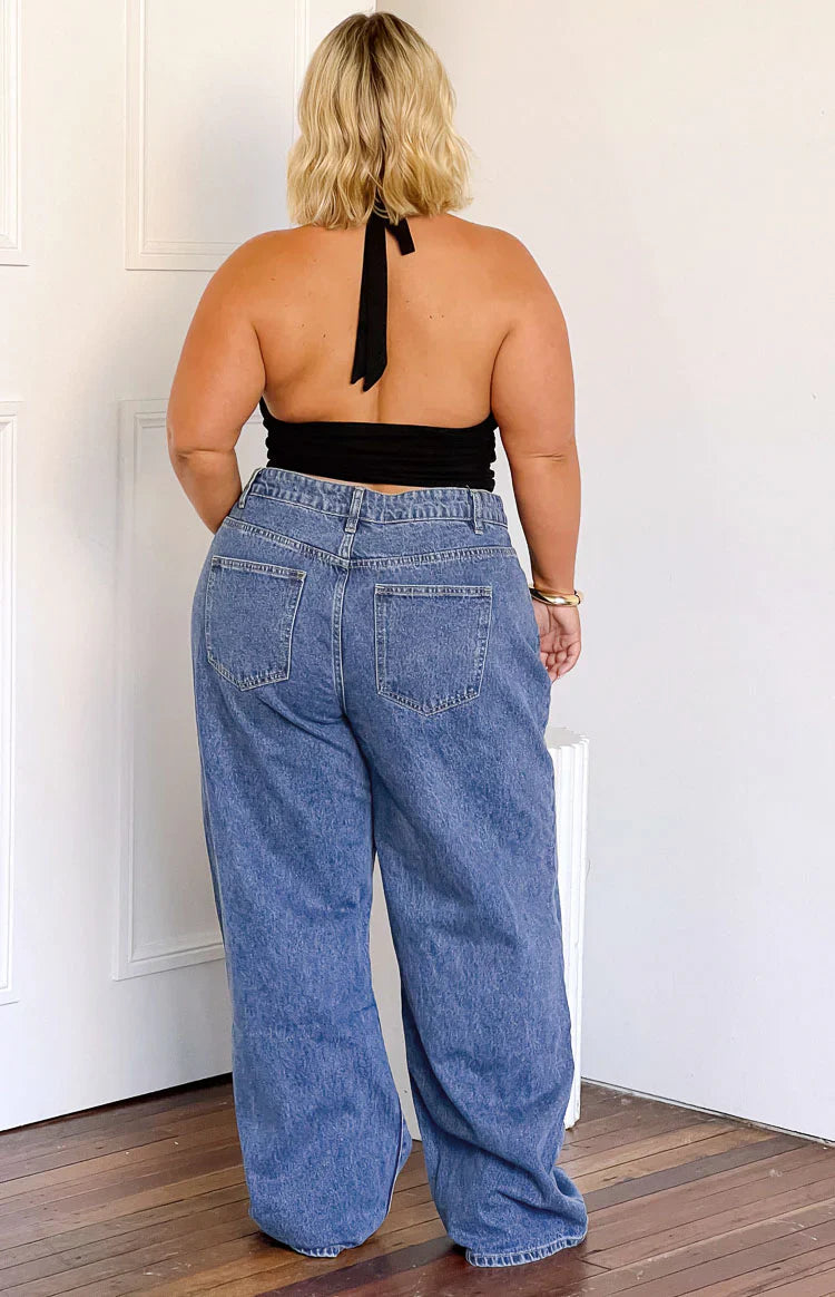 Amora Black Crop Top