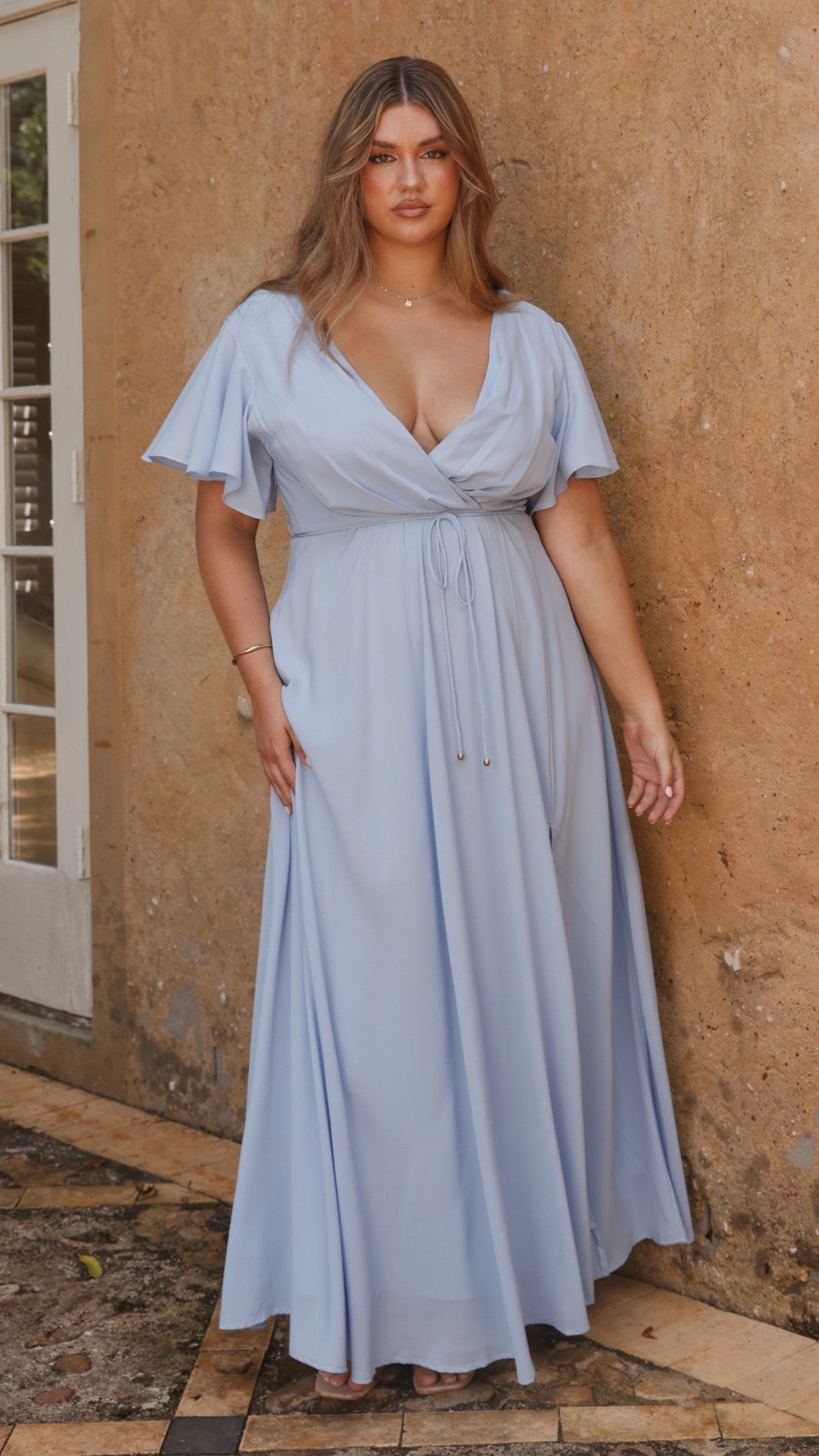 Charlize Maxi Dress - Blue