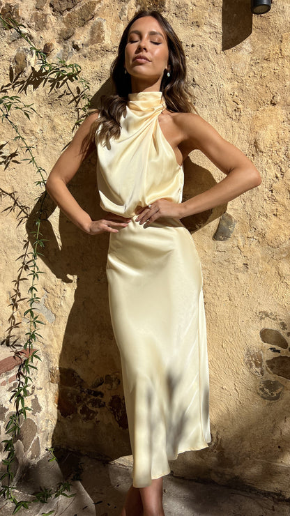 Esther Maxi Dress - Yellow