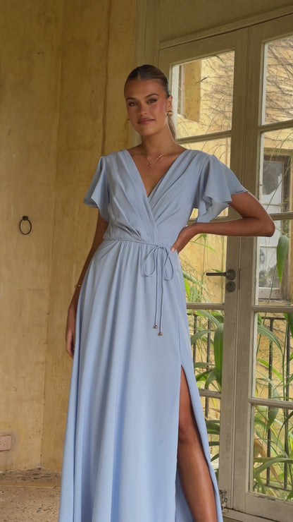 Charlize Maxi Dress - Blue