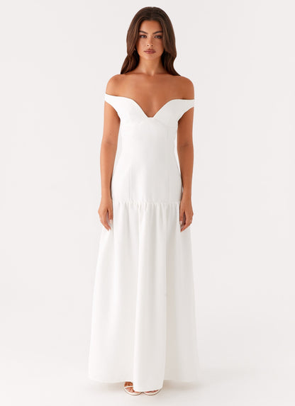 Basel Maxi Dress - White
