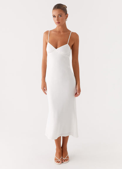 Bentley Midi Dress - White