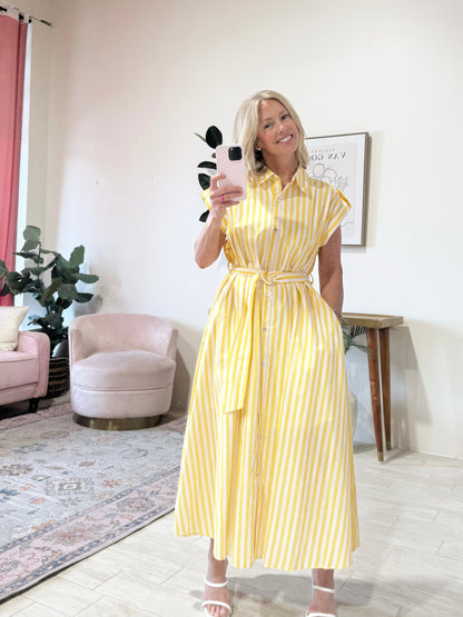 Frannie striped summer dress