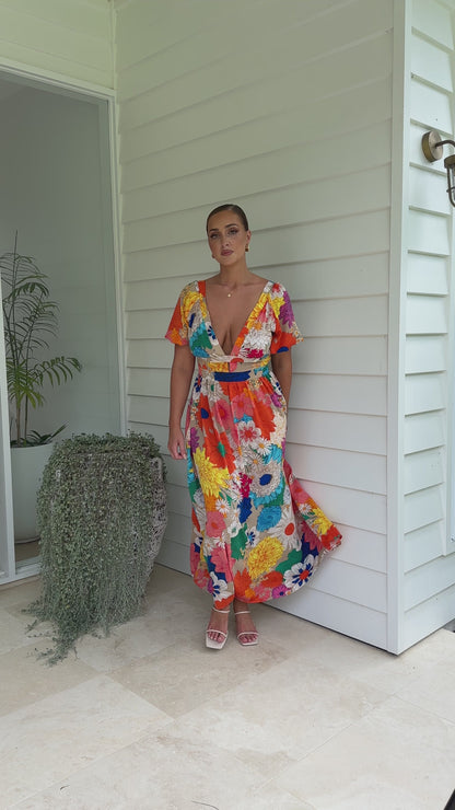 Baker Maxi Dress - Multi Floral