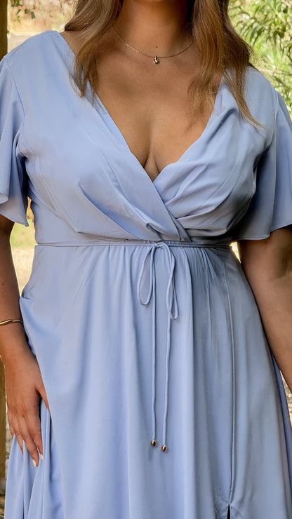 Charlize Maxi Dress - Blue
