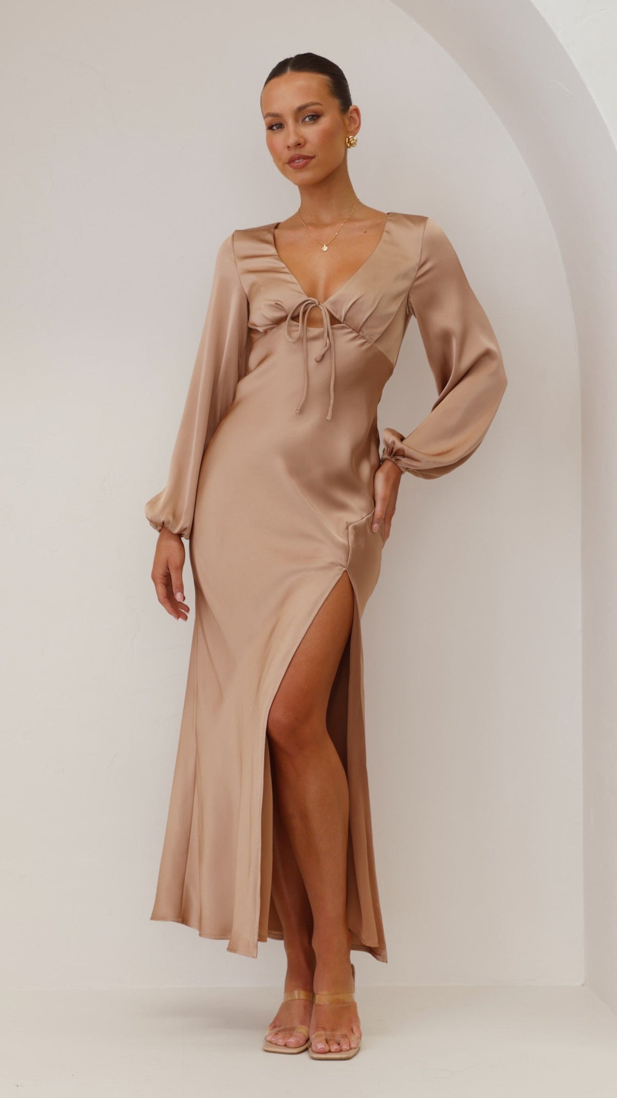 Brigitte Maxi Dress - Latte