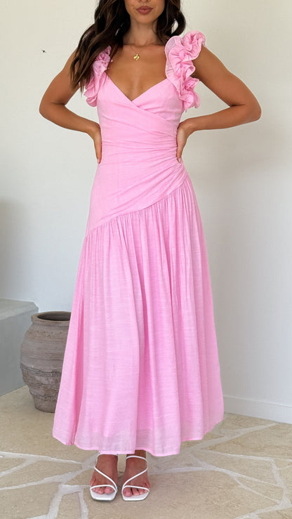 Alma Maxi Dress - Pink