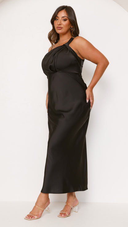 Greta Maxi Dress - Black