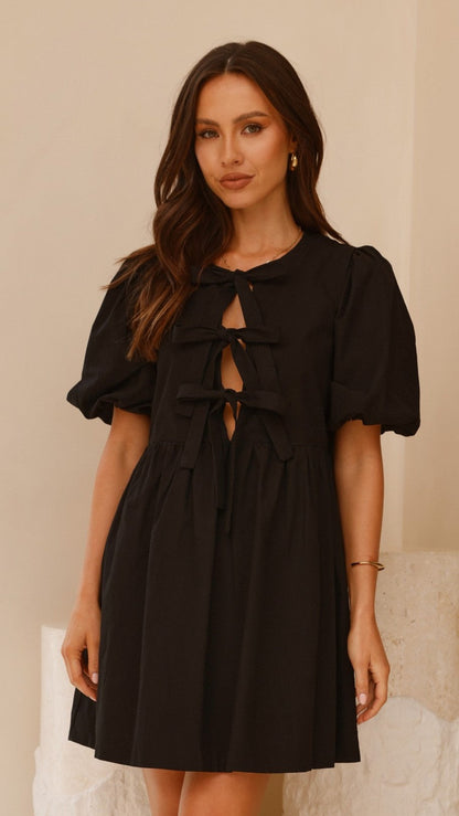 Arana Mini Dress - Black