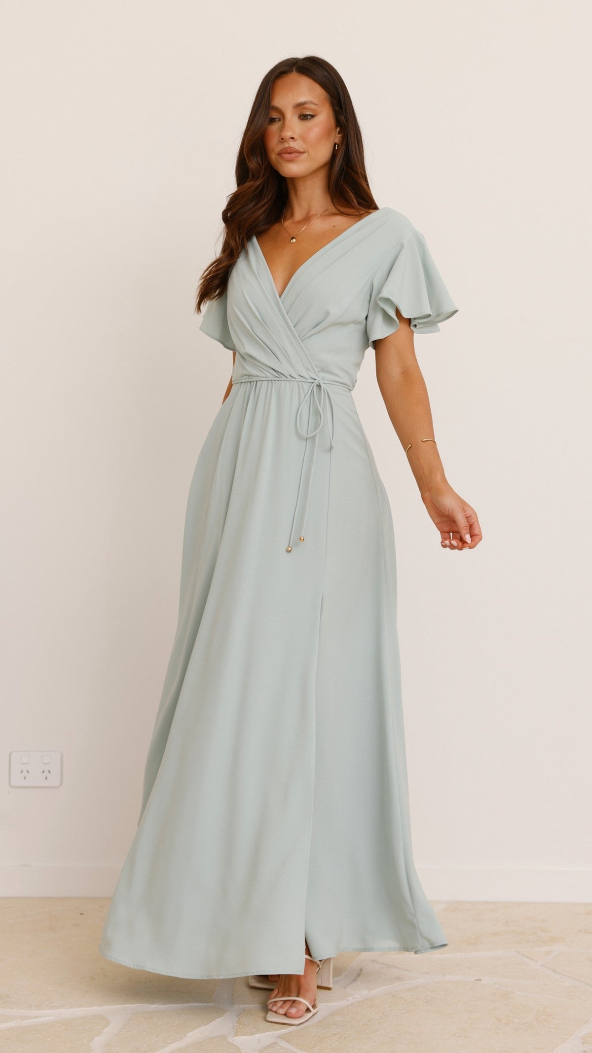 Charlize Maxi Dress - Sage