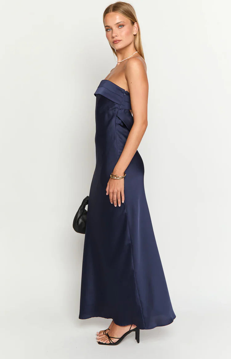 Maiah Navy Maxi Dress