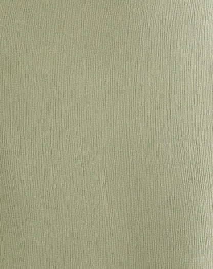 Havisla Tie Front Midi Dress in Sage Green