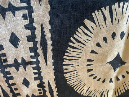 Schumacher Bora Bora Pillow Cover Boho Schumacher Linen Pillowcase - Annabel Bleu