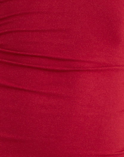 Laluma Midi Dress in Adrenaline Red
