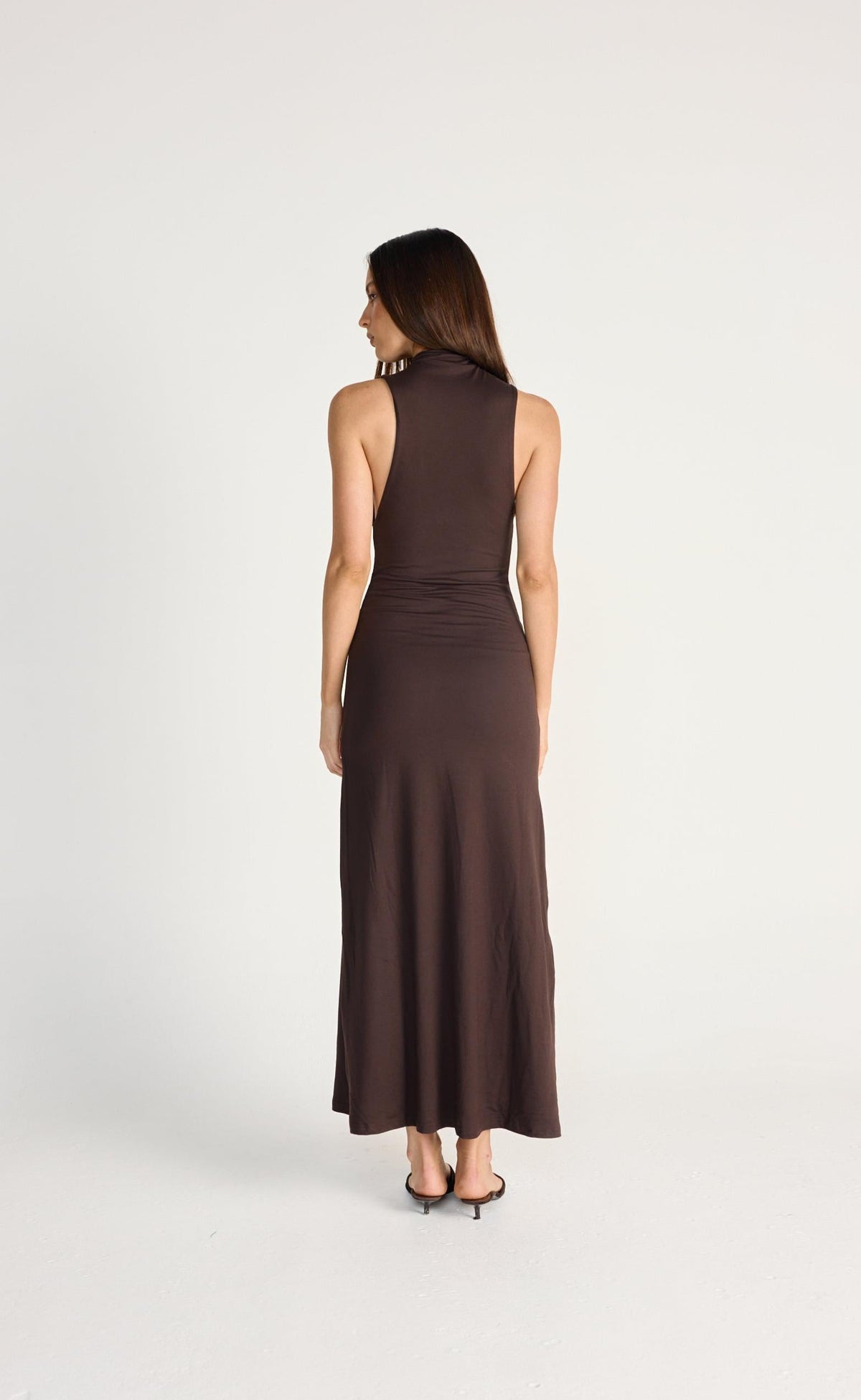 Oren Maxi Dress (Chocolate)