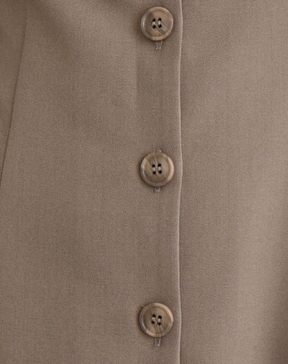 Mirina Mini Dress in Tailoring Taupe