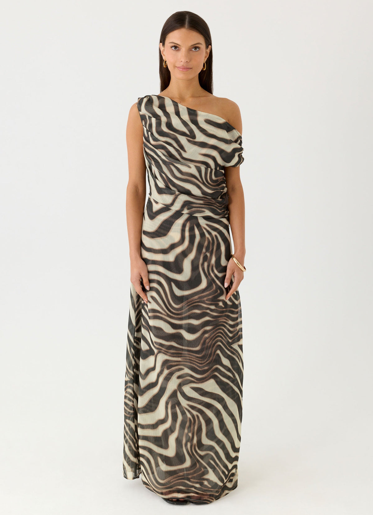 Mernas Maxi Dress - Zebra