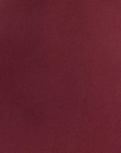 Namra Cowl Neck Maxi Dress in Cupro Burgundy