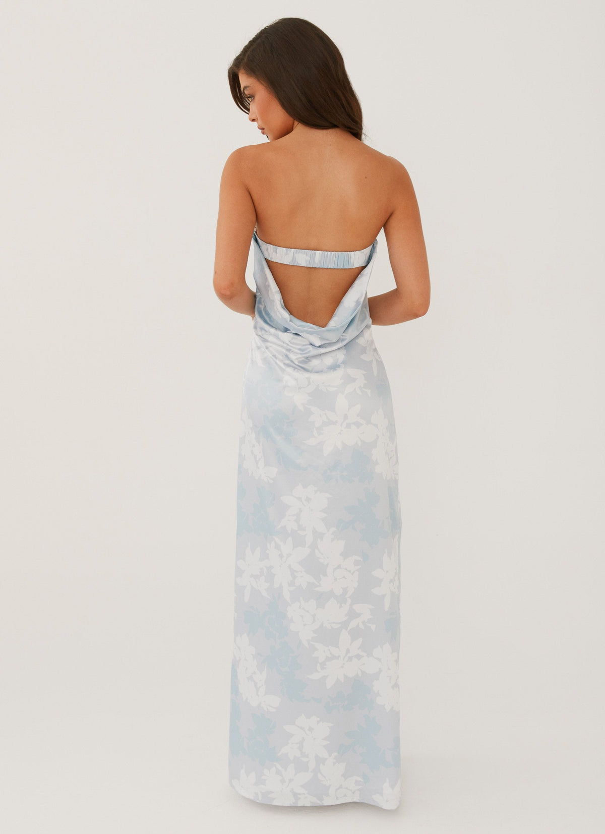 Love Me More Maxi Dress - Blue Blossom