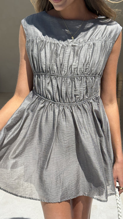 Masha Mini Dress - Khaki