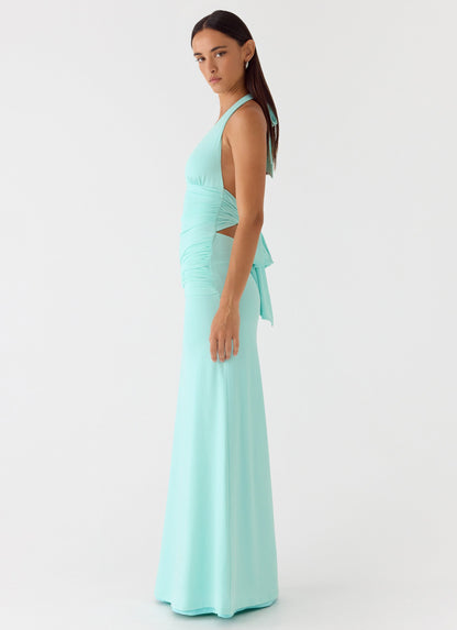 Rhia Halter Maxi Dress - Mint