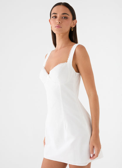 Riva Bella Mini Dress - White