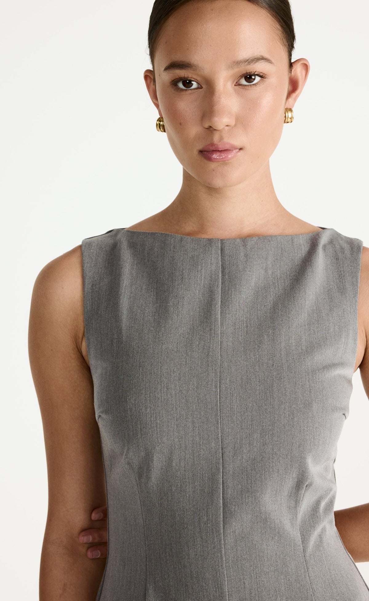 Flux Mini Dress (Grey)