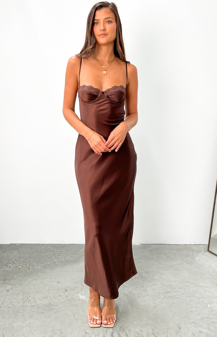 Scarlette Brown Maxi Dress