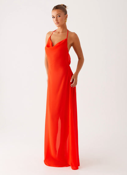 Fantasy Maxi Dress - Orange