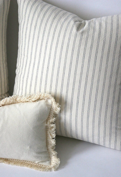 Add Cotton Fringe to any Pillow Cover - Annabel Bleu