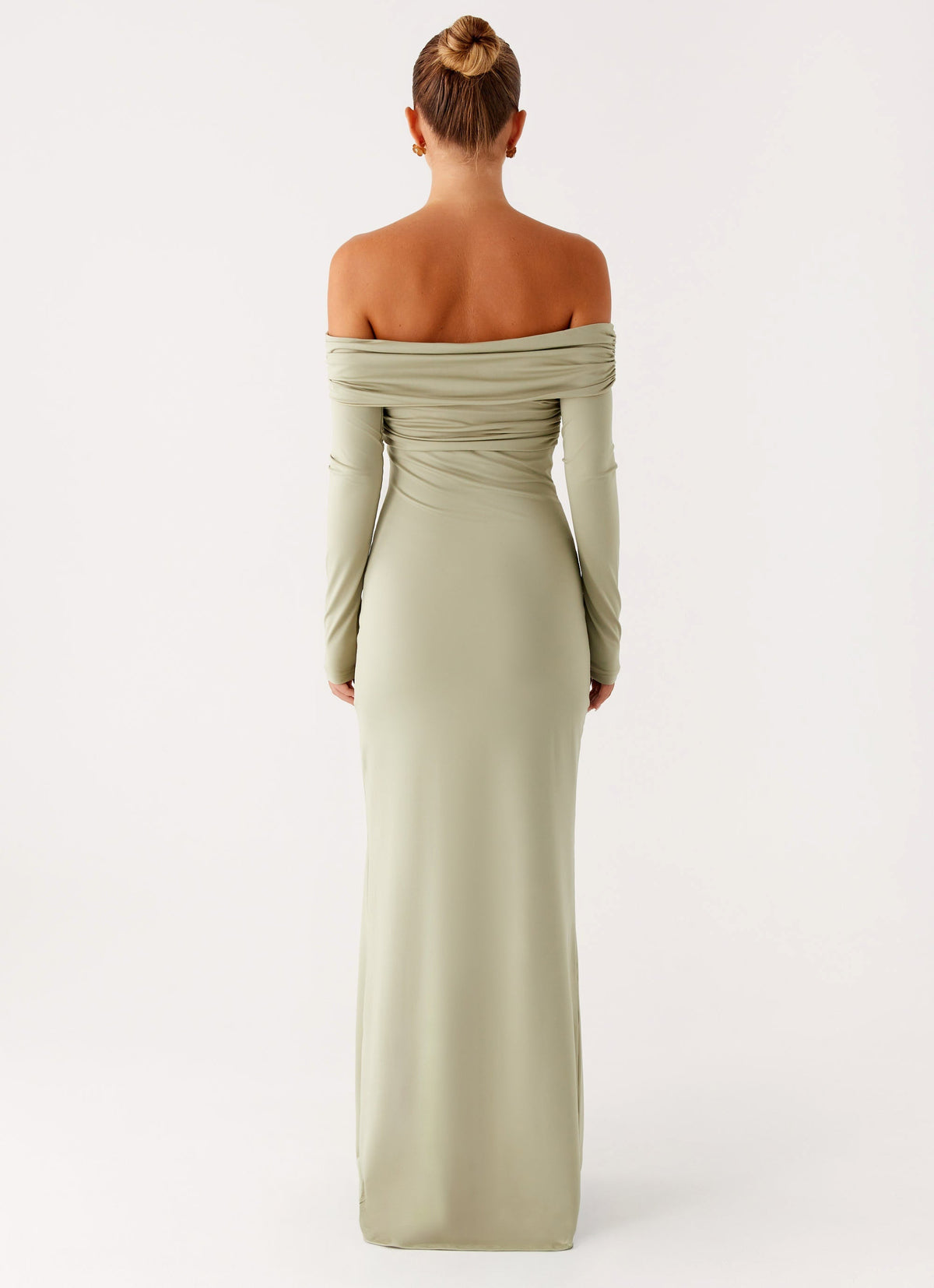 Marla Long Sleeve Maxi Dress - Sage