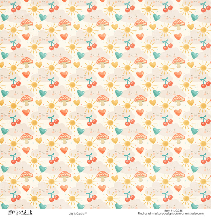 Bargain Bin - Life is Good - Paper & Sticker Kit