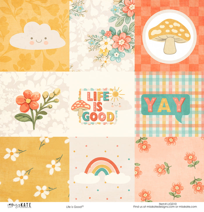 Bargain Bin - Life is Good - Paper & Sticker Kit