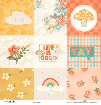 Bargain Bin - Life is Good - Paper & Sticker Kit