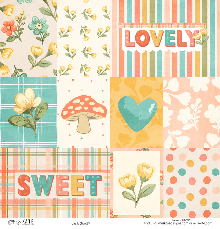 Bargain Bin - Life is Good - Paper & Sticker Kit