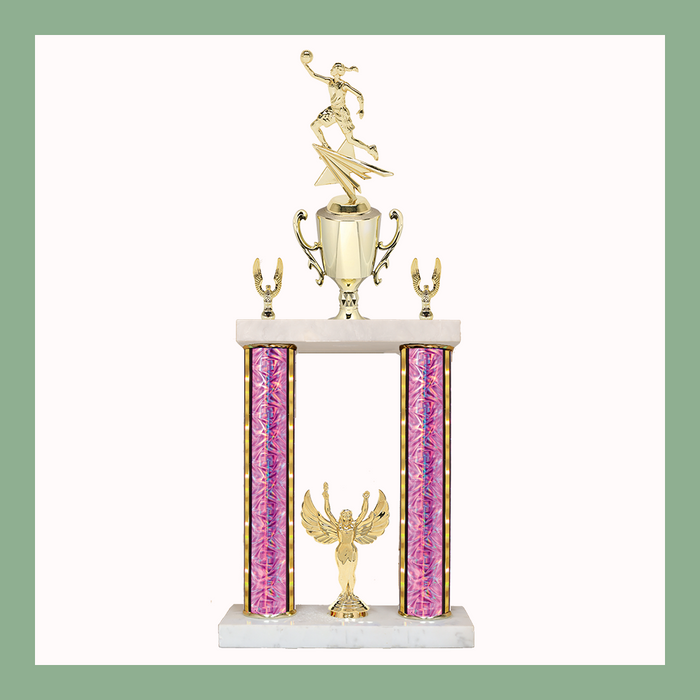 Basketball Marble Two Poster Trophy