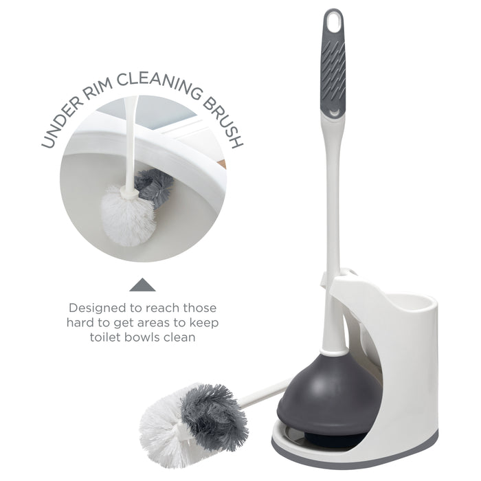 Bath Bliss 2-in-1 Bowl Brush & Plunger