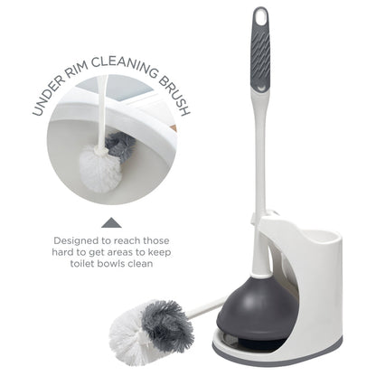 Bath Bliss 2-in-1 Bowl Brush & Plunger