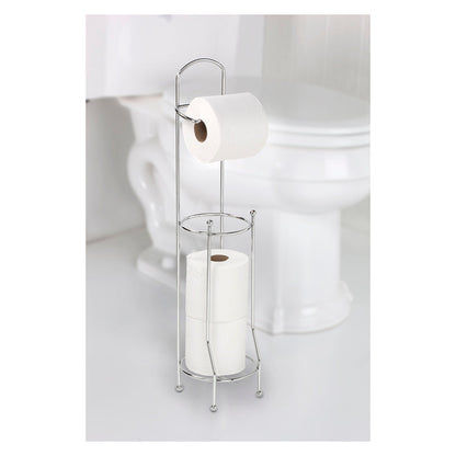 Bath Bliss Chrome Toilet Paper Holder and Dispenser