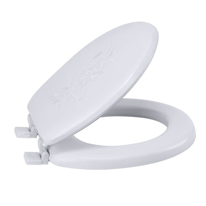 Bath Bliss Extra Soft Standard Toilet Seat-White