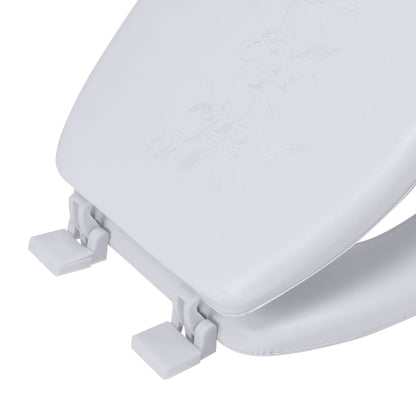 Bath Bliss Extra Soft Standard Toilet Seat-White