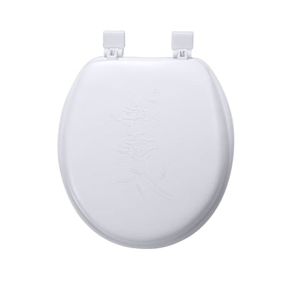 Bath Bliss Extra Soft Standard Toilet Seat-White