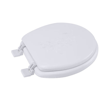Bath Bliss Extra Soft Standard Toilet Seat-White